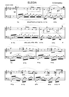 Elegy: Elegie by Serge Grimalsky