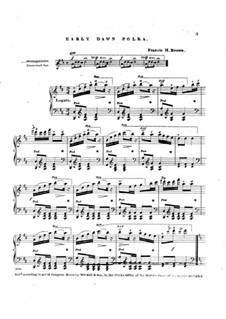 Early Dawn Polka: Early Dawn Polka by Francis Henry Brown