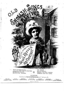 Sally in Our Alley: Klavierauszug mit Singstimmen by Henry Carey