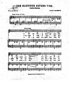 The Glorious Autumn Time: The Glorious Autumn Time by Eugene Ellsworth