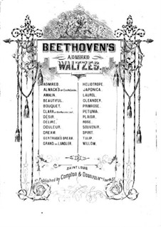 Almack's or Azalia Waltz: Almack's or Azalia Waltz by Unknown (works before 1850)