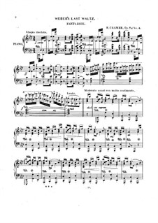 Weber's Last Waltz, Op.74 No.4: Weber's Last Waltz by Henri Cramer