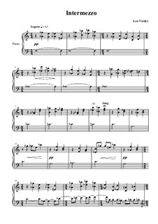 Intermezzo: Für Klavier by Leo Veidys