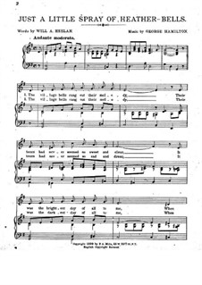 Just a Little Spray of Heather-Bells: Just a Little Spray of Heather-Bells by George Hamilton