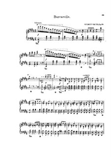 Barkarole, Op.88: Barkarole by Sydney Smith