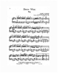 Bees Wax: Für Klavier by Harry J. Lincoln