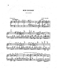 New Chicago. Galop for Piano: New Chicago. Galop for Piano by John Hand