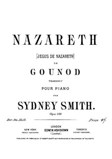 Nazareth: Klavierauszug by Charles Gounod