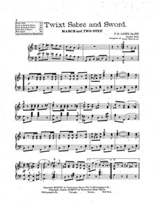 Twixt Sabre and Sword, Op.210: Twixt Sabre and Sword by Frank Hoyt Losey