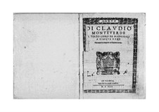 Heft 3 (für fünf Stimmen), SV 60–74: Stimmen by Claudio Monteverdi