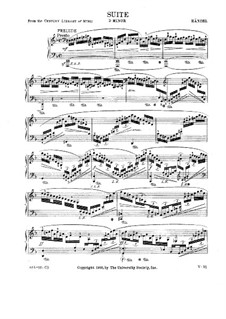 Suite Nr.3 in d-Moll, HWV 428: Teile I-II by Georg Friedrich Händel