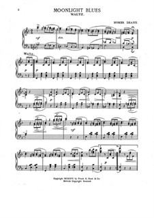 Moonlight Blues. Waltz for Piano: Moonlight Blues. Waltz for Piano by Homer Deane