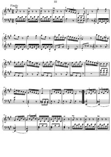 Sonate für Klavier Nr.12 in A-Dur, Hob.XVI/12: Teil III by Joseph Haydn