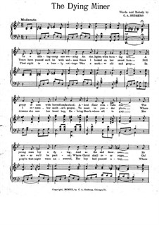 The Dying Miner: The Dying Miner by Clarence A. Hedberg