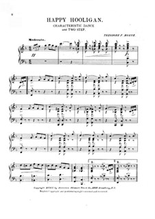 Happy Hooligan: Für Klavier by Theodore F. Morse