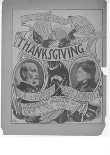 A Hymn of Thanksgiving: Singpartitur by Ira David Sankey