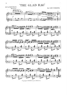 The Glad Rag, for Piano: The Glad Rag, for Piano by Lew Roberts