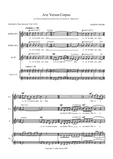 Ave Verum Corpus: Ave Verum Corpus by Andrew Moore