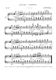 Keepsake Schottisch, Op.24: Keepsake Schottisch by Frederic Southgate