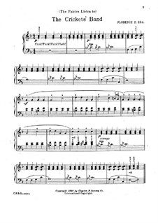 The Crickets' Band, for Piano: The Crickets' Band, for Piano by Florence P. Rea
