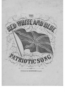 The Red, White and Blue: The Red, White and Blue by Unknown (works before 1850)