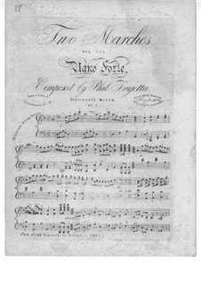 Zwei Märsche für Klavier: Zwei Märsche für Klavier by Philip Trajetta