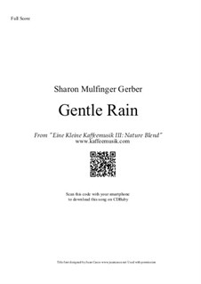 Gentle Rain: Gentle Rain by Sharon Gerber