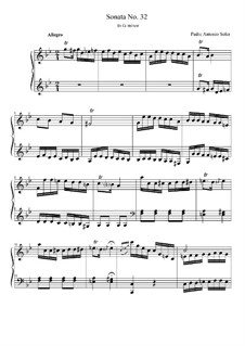 Sonate Nr.32 in g-Moll : Sonate Nr.32 in g-Moll  by Antonio Soler