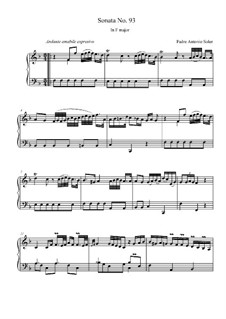Sonate Nr.93 in F-Dur : Sonate Nr.93 in F-Dur  by Antonio Soler