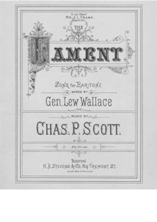 The Lament: The Lament by Charles Phillips Scott