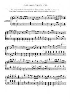 Camp Sargent Quick Step: Camp Sargent Quick Step by Unknown (works before 1850)