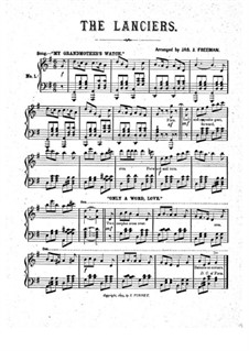 The Lanciers: Für Klavier by Unknown (works before 1850)