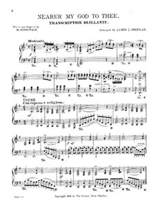 Transkription über 'Näher, mein Gott, zu Dir': Transkription über 'Näher, mein Gott, zu Dir' by James J. Freeman