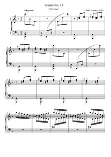 Sonate Nr.15 in d-Moll: Für Klavier by Antonio Soler