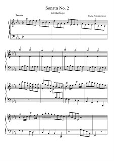 Sonate Nr.2 in Es-Dur : Sonate Nr.2 in Es-Dur  by Antonio Soler
