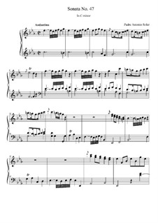 Sonate Nr.47 in c-Moll : Sonate Nr.47 in c-Moll by Antonio Soler