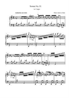 Sonate Nr.91 in C-Dur: Sonate Nr.91 in C-Dur by Antonio Soler
