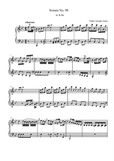 Sonate Nr.98 in B-Dur: Sonate Nr.98 in B-Dur by Antonio Soler