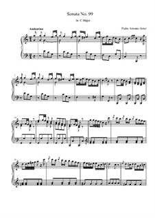 Sonate Nr.99 in C-Dur : Sonate Nr.99 in C-Dur  by Antonio Soler