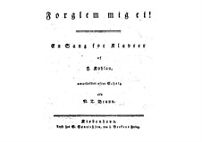 Forglem mig ei: Forglem mig ei by Friedrich Kuhlau