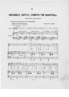 Il Talismano. Solemnly, Softly, Cometh the Nightfall: Il Talismano. Solemnly, Softly, Cometh the Nightfall by Michael William Balfe