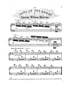 The Song of the Robin: Für Klavier by George William Warren