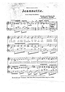 Jeannette: Jeannette by Russell Webb