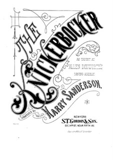 The Knickerbocker: The Knickerbocker by Harry Sanderson