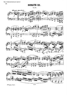Sonate für Klavier Nr.3 in h-Moll, Op.58: Für einen Interpreten by Frédéric Chopin