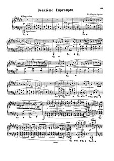 Impromptu Nr.2 in fis-Moll, Op.36: Für Klavier by Frédéric Chopin