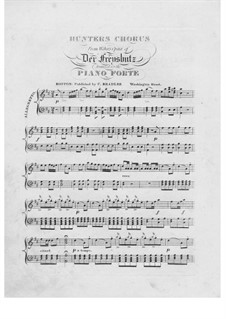 Jägerchor und Walzer: Für Klavier by Carl Maria von Weber