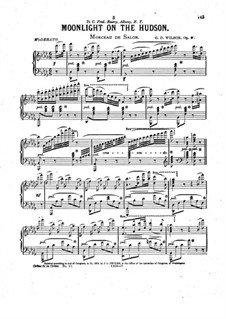 Moonlight on the Hudson, Op.60: Moonlight on the Hudson by Grenville Dean Wilson