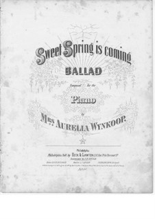 Sweet Spring is Coming: Sweet Spring is Coming by Aurelia Wynkoop