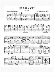 Auf und Davon. Galopp, für Klavier, Op.73: Auf und Davon. Galopp, für Klavier by Eduard Strauss